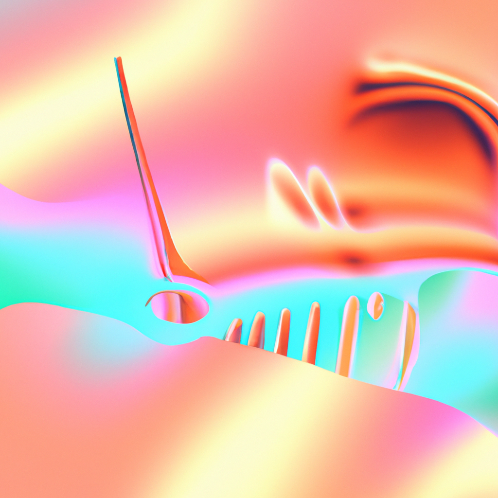 Decoración abstracta suave en forma de gota con degradado